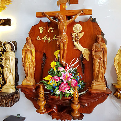 Bàn thờ gỗ nghệ thuật